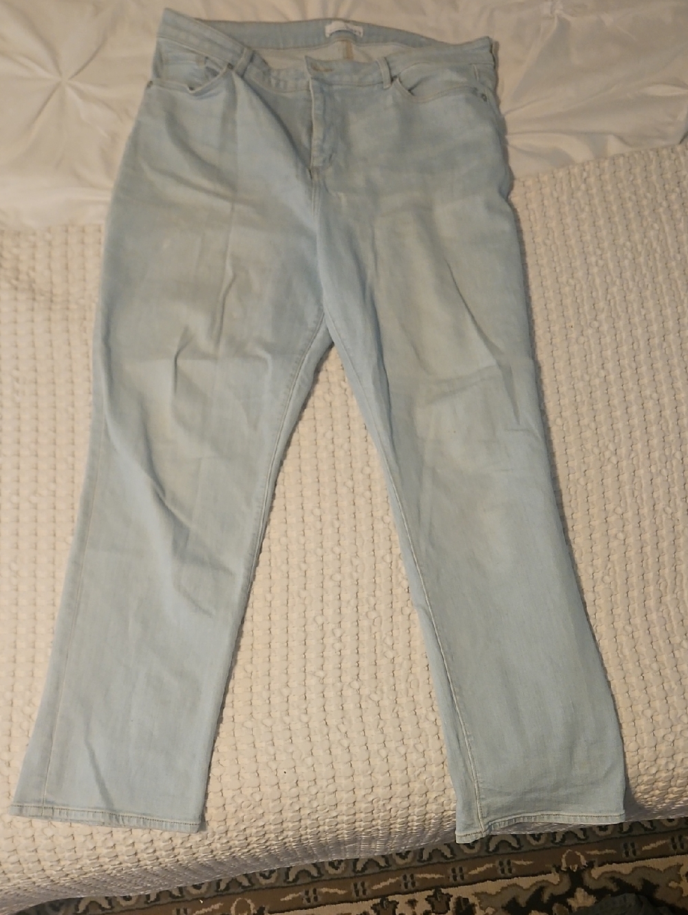 LOFT Light Blue Straight Leg Jeans